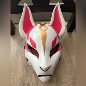 Fortnite Drift Fox Mask hard Plastic Face Mask Cosplay Epic Game
